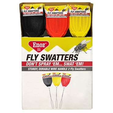 Enoz 36pc Fly Swatter Plastic 2pk Panel Display — photo 1 of 2