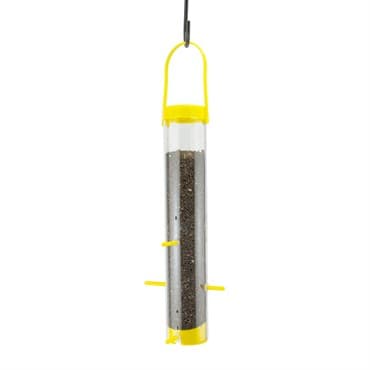 Woodlink Yellow Plastic Finch Tube Feeder — photo 1 of 2