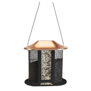 Woodlink Modern Farmhouse CopperTop Oval Mesh Double Seed Feeder — photo 1 of 2