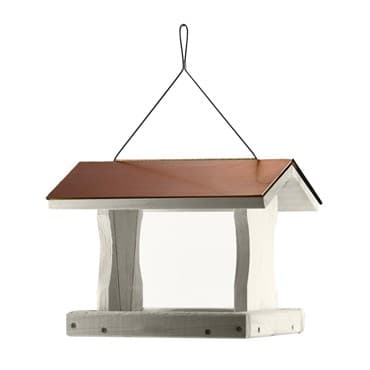 Woodlink Nantucket Tall Ranch Feeder CopperTop White Wood — photo 1 of 2