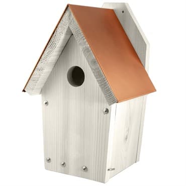 Woodlink Nantucket Bluebird House CopperTop White Wood — photo 1 of 2