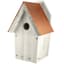 Woodlink Nantucket Bluebird House CopperTop White Wood — thumbnail 1 of 2