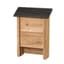 Woodlink Small Wood Bat Shelter Natural Wood with Black Roof — thumbnail 1 of 2