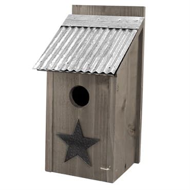 Woodlink Rustic Farmhouse Bluebird House Galvanized Roof — photo 1 of 2