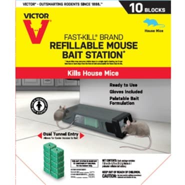 Victor 10pk Refillable Mouse Bait Station — photo 1 of 2
