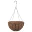 WSP 16" Wire Grow Basket With Coco Liner & 4 Leg Wire Hanger Black — thumbnail 1 of 2