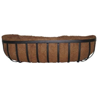 WSP 30" Forge Trough Wall Planter w/ Coco Liner — photo 1 of 2