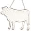 WSP Cow Mesh Hanging Decor — thumbnail 1 of 2