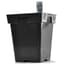 Belden Jumbo Sr Sq Pot 5.25" X 6.50"  13.33 cm   Black 200/cs — thumbnail 2 of 2