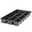 Landmark 04.00 Square Press Fit Tray 18 Count Black 100 Per Case 32 Cases Per Pallet — thumbnail 2 of 2