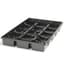 Landmark 04.50 Square Press Fit Tray 15 Count Black 50 Per Case 32 Cases Per Pallet — thumbnail 2 of 2