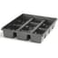 Landmark 04.00 Square Press Fit Tray 12 Count Black 100 Per Case 48 Cases Per Pallet — thumbnail 2 of 2