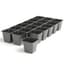 Landmark 03.50 Sheet Of Pots 18 Count Deep Black 100 Per Case 32 Cases Per Pallet — thumbnail 2 of 2