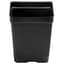 Landmark 04.50 Square Pot Deep Black 375 Per Case 28 Cases Per Pallet — thumbnail 2 of 2