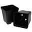 T. O. Plastics 03.25 Press Fit Pot Square Vacuum Deep 325 Black 450 Per Case 48 Cases Per Pallet 700014C Use 705115C With Tray — thumbnail 2 of 2