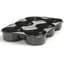 Landmark 3Quartt Carry Tray 6 Count Side Bottom Drainage Black 50 Per Case / 36 Cases Per Pallet — thumbnail 2 of 2