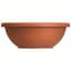 HC 22" Garden Bowl Planter Clay w/ Removable Drain Plugs Akro Mils — thumbnail 2 of 2