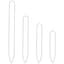 DPI 1000/4x5/8" Economy White Plastic Labels — thumbnail 2 of 2