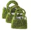 SuperMoss 3pc Set Beaumont Purse Moss Deco Planters — thumbnail 2 of 2