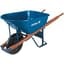 Ames 6cf Jackson Contractor Steel Wheelbarrow Blue — thumbnail 2 of 2