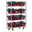 GS 2259 TRANSPORT & DISPLAY CART W/3 SHELVES 5IN WHEELS — thumbnail 2 of 2