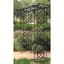 Panacea 84"x75"x26" Black Garden Arbor With Lattice — thumbnail 2 of 2