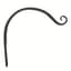 Panacea 12" Curved Hook Black — thumbnail 2 of 2