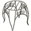 Panacea 10" Plant Stand With Finial Black — thumbnail 2 of 2