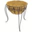 Panacea 16" Plant Stand With Liner & Finial Black — thumbnail 2 of 2