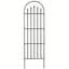 Panacea 80" Black French Arch Trellis With Finials — thumbnail 2 of 2