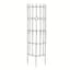Panacea 72"x20" Semi Round Arts & Crafts Trellis Black — thumbnail 2 of 2