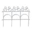 Panacea 14"x7.5' White Decorative Folding Fence — thumbnail 2 of 2