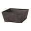 ArtStone Ella 10" Low Square Planter Black — thumbnail 2 of 2