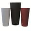 Tusco 20" Cosmo Round Planter Black — thumbnail 2 of 2