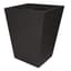 Tusco 22" Cosmo Square Planter Black — thumbnail 2 of 2