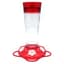 Classic 10oz Ruby Glass Hummingbird Feeder 5 Ports — thumbnail 2 of 2
