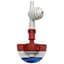 Netafim 18.4gpm SpinNetafim Sprinkler Head Assembly w/ CNL Red Mist Red Body Blue Spinner 25/BG — thumbnail 2 of 2