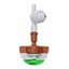 Netafim 23.4gpm SpinNetafim Sprinkler Head Assembly w/ CNL Brown Mist Brown Body Green Spinner 25/BG — thumbnail 2 of 2