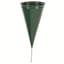 Memorial Vase Metal Cone Green — thumbnail 2 of 2