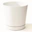 Majestic 10" Cylind Pot White Full Depth Glossy — thumbnail 2 of 2