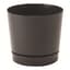 Majestic 6" Cylinder Pot Black Full Depth Glossy — thumbnail 2 of 2