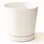 Majestic 6" Cylinder Pot White Full Depth Glossy — thumbnail 2 of 2