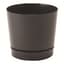Majestic 8" Cylinder Pot Black Full Depth Glossy — thumbnail 2 of 2