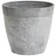 StoneArt 8" Round Dolce Planter Grey — thumbnail 2 of 2