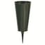 Memorial Vase 5" Green Large Flat Bottom — thumbnail 2 of 2