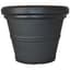 Tusco 20" Rolled Rim Planter Black — thumbnail 2 of 2