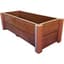 A&G 8"x10"x24" Redwood Formal Planter — thumbnail 2 of 2