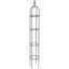 AGW 72" Tall Obelisk with Split Twist Black — thumbnail 2 of 2