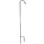 AGW 5/8" Heavy Duty 90" Tall Single Shepherd Hook Black — thumbnail 2 of 2