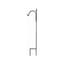 AGW Square Short Single Finial Matte Black — thumbnail 2 of 2